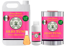 Olio TUNG puro 100% ALIMENTARE