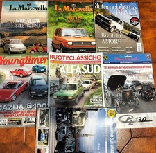 Lotto riviste auto epoca ,La Manovella , Ruote Classiche,
