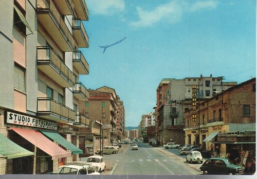Cartolina cosenza via - cosenza,
