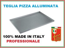 TEGLIA FORMA PIZZA RETTANGOLARE ALLUMINATA PROFESSIONALE FORNO PIZZERIA 5 2024