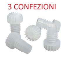 3 CONFEZIONI TAPPI ALETTATI A