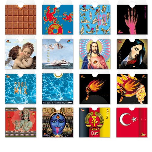 Custodia vuota con motivo - , cd