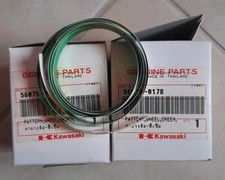 Kawasaki Strisce Adesive x Ruote Originali Verdi Cod.560750178/560750177