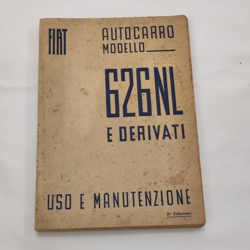 Libretto uso manutenzione - uso,