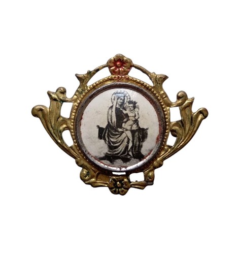Antica spilla placca - antica,