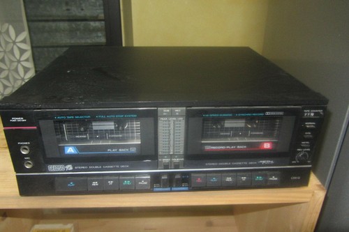 Vintage stereo doppia - vintage, cassetta