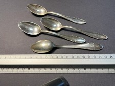 4 Cucchiaini vintage placcati