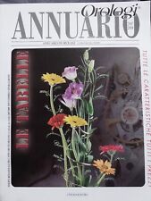 ANNUARIO OROLOGI CON LE TABELLE ANNO 2007 2008 