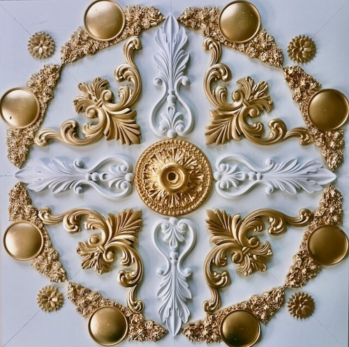 X15 soffitto rosette - rosette, alabatro