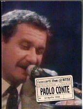 Paolo Conte I CONCERTI LIVE RTSI  DVD MUSICALE