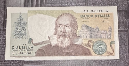 2000 lire galileo - lire,