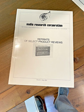 Audio research reprints - audio,
