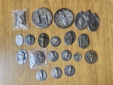 LOTTO 19 MEDAGLIE VARIE RELIGIOSE VOTIVE QW