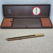 AURORA THESI BY MARCO ZANUSO LACCA NERA E ORO PENNA A SFERA CON BOX