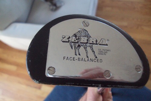 Lefty zebra putter - zebra,