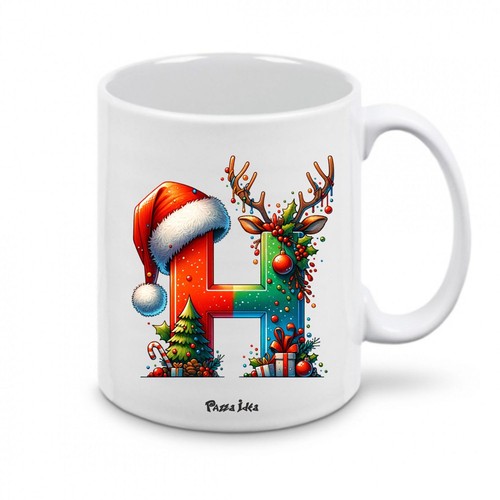 Tazza natale con lettere