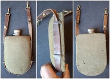 Borraccia militare da ufficiale britannico ww1 per cintura Sam Browne