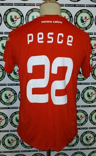 Pesce novara match worn shirt - pesce,