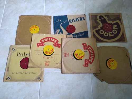 Lot disques tours - lot,