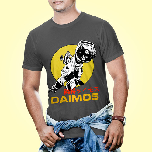 Shirt general daimos robot - t-shirt,