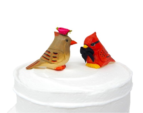 Cake topper uccellino