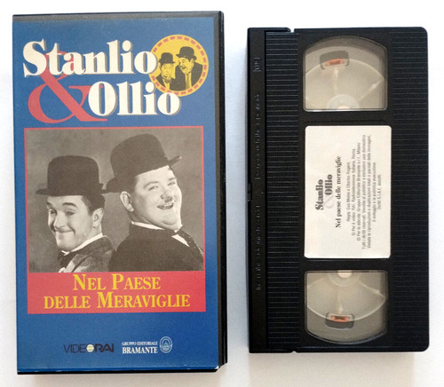Vhs stanlio ollio nel paese - ollio,