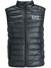Gilet Uomo Ea7 Emporio Armani Piumino Smanicato Full Zip Logo 8NPQ01 1578 Blu