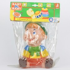 PINOCCHIO-GLOBO-GIOCATTOLO-PUPAZZO GOMMA-GIOCATTOLO VINTAGE -TIPO LEDRA-POUET