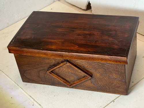 Antico bauletto legno massello - bauletto,
