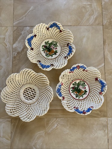 Tre piatti ceramica - piatti,