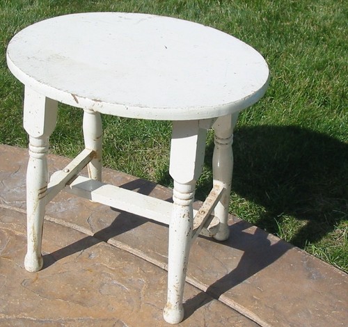 Sgabello mungitura legno - sgabello,