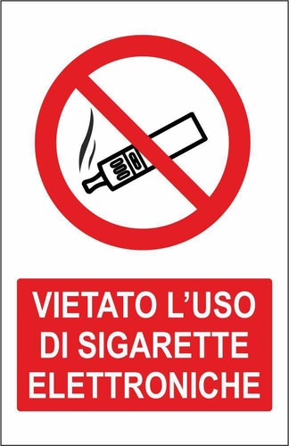 Cartello segnaletico vietato - segnaletico,