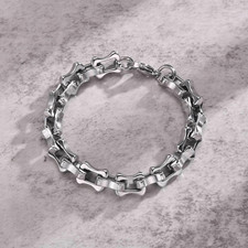 Elegante Bracciale Acciaio
