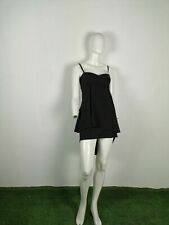 DENNY ROSE VESTITINO MINI ABITO ASIMETTRICO TAGLIA XS COLORE NERO