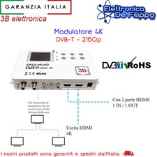 Modulatore dvb 2160p - 4k, dvb-t