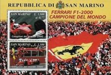 San Marino - 2001 - Ferrari Campione del Mondo - BF n.61 - nuovo MNH