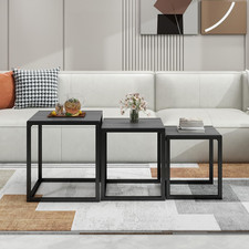 Set Di 3 Tavolini in Legno