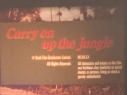 Carry the jungle 1970 - on, up