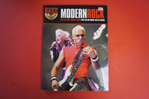 Modern rock bass play along - (bass,