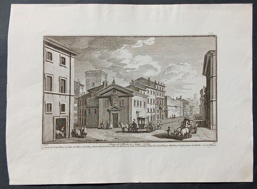 Stampa antica giuseppe vasi - stampa,