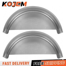 Pair of Steel Round Single
