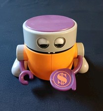 RARA banca monete vintage anni 80 TOMY Zenimaru Bank - Mr Money Robot PER RICAMBI 