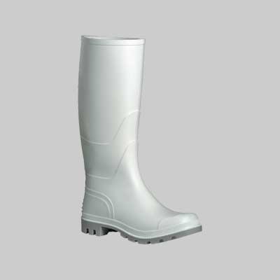 Stivale pvc bianco mod - in,
