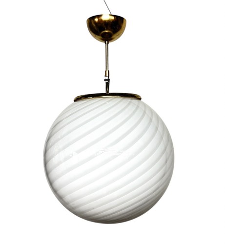 Lampadario sfera vetro di - a,