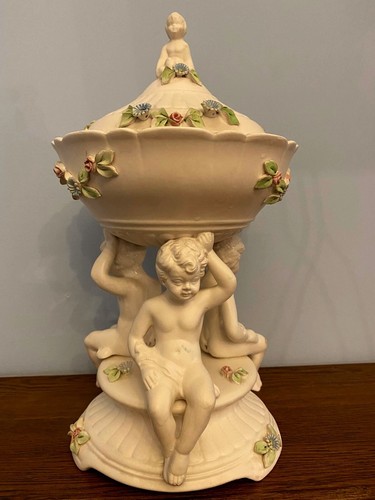 Poutique barocco con putti - barocco, in