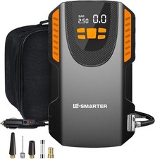 Gonfiatore pneumatici per auto, pompa per gonfiaggio rapido con doppio display