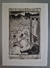 ALBERTO HELIOS GAGLIARDO. Ex libris Nerone Santagiuliana. Rad 124 x 72