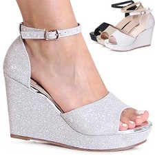 Scarpe donna sandali glitter
