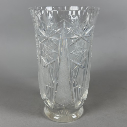 Vaso cristallo boemia molato - vaso,
