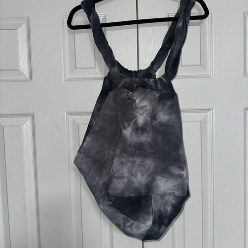 Zara cravatta tinta blu-grigio
